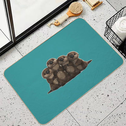 Otters from Finding Dory  Rapid-Drying Bath Mat