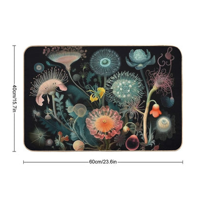 A.I. Gardens  Sampling Masters  Ernst Haeckel + James McNeill Whistler  Slip-Resistant Bath Mat