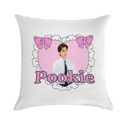 Jack Schlossberg Pookie Lace Heart Soft Warmth Comfort Throw Pillow