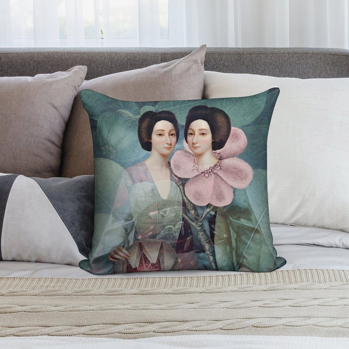 MF83YO7URCOVV Soft Luxury Feel Throw Pillow