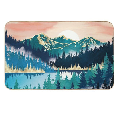 Lake Mist  Slip-Resistant Bath Mat