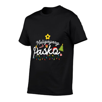 Tagalog Filipino Christmas Maligayang Pasko  Cotton T-Shirt