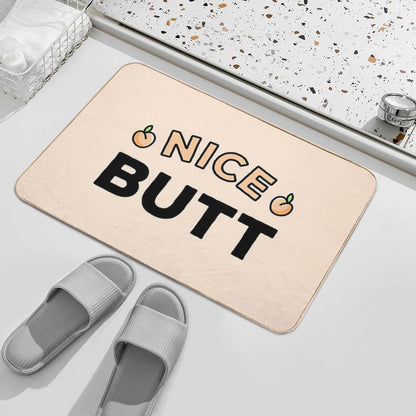 Nice Butt Peach  Long-Lasting Bath Mat