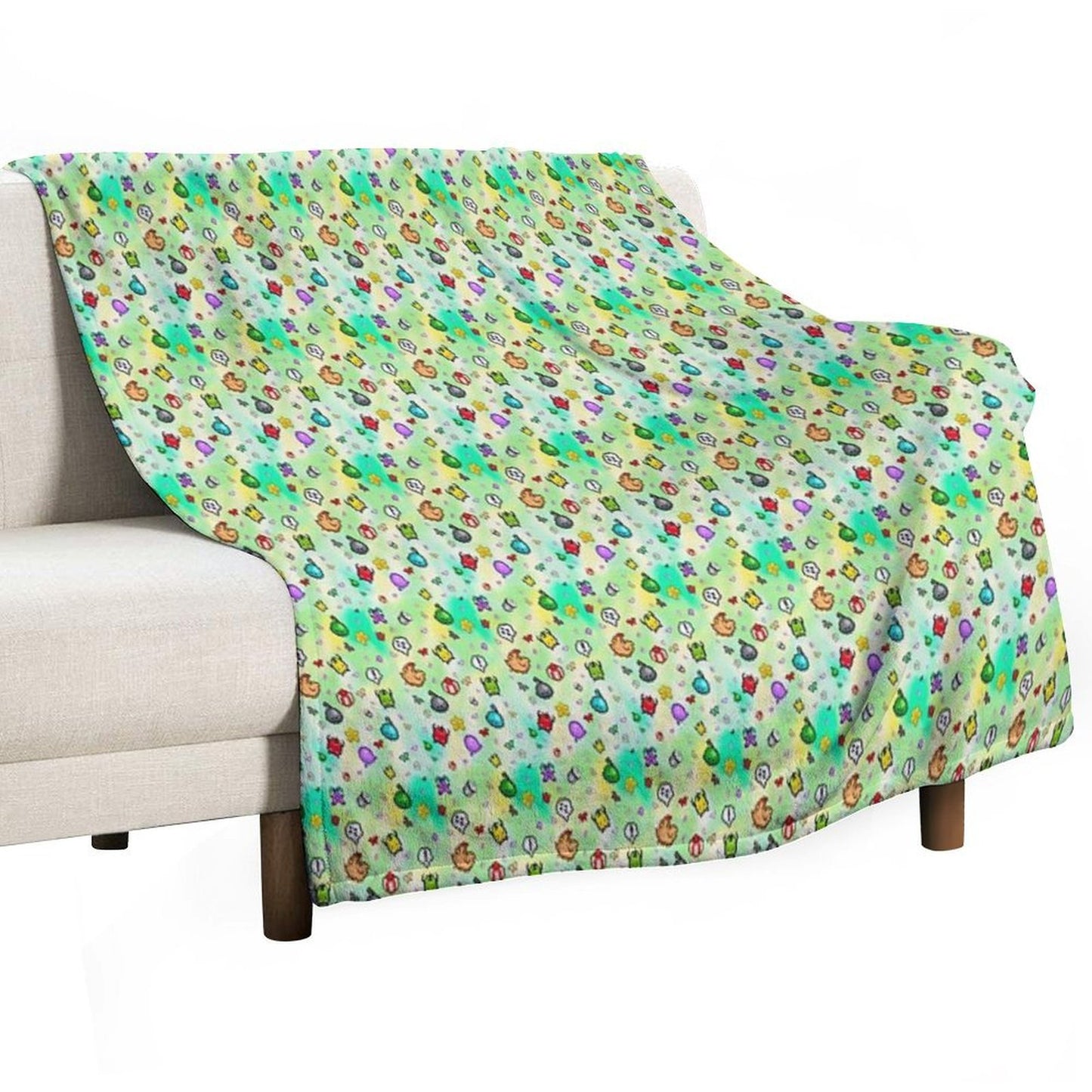 Stardew Infinite Pattern Anti-pilling Throw Blanket