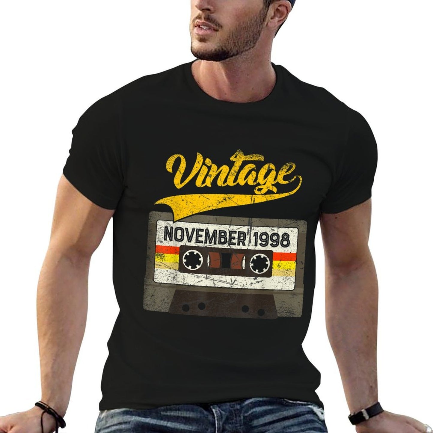November 1998 21st Birthday Vintage Cassette  Affordable Price T-Shirt