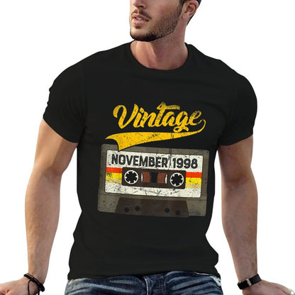 November 1998 21st Birthday Vintage Cassette  Affordable Price T-Shirt
