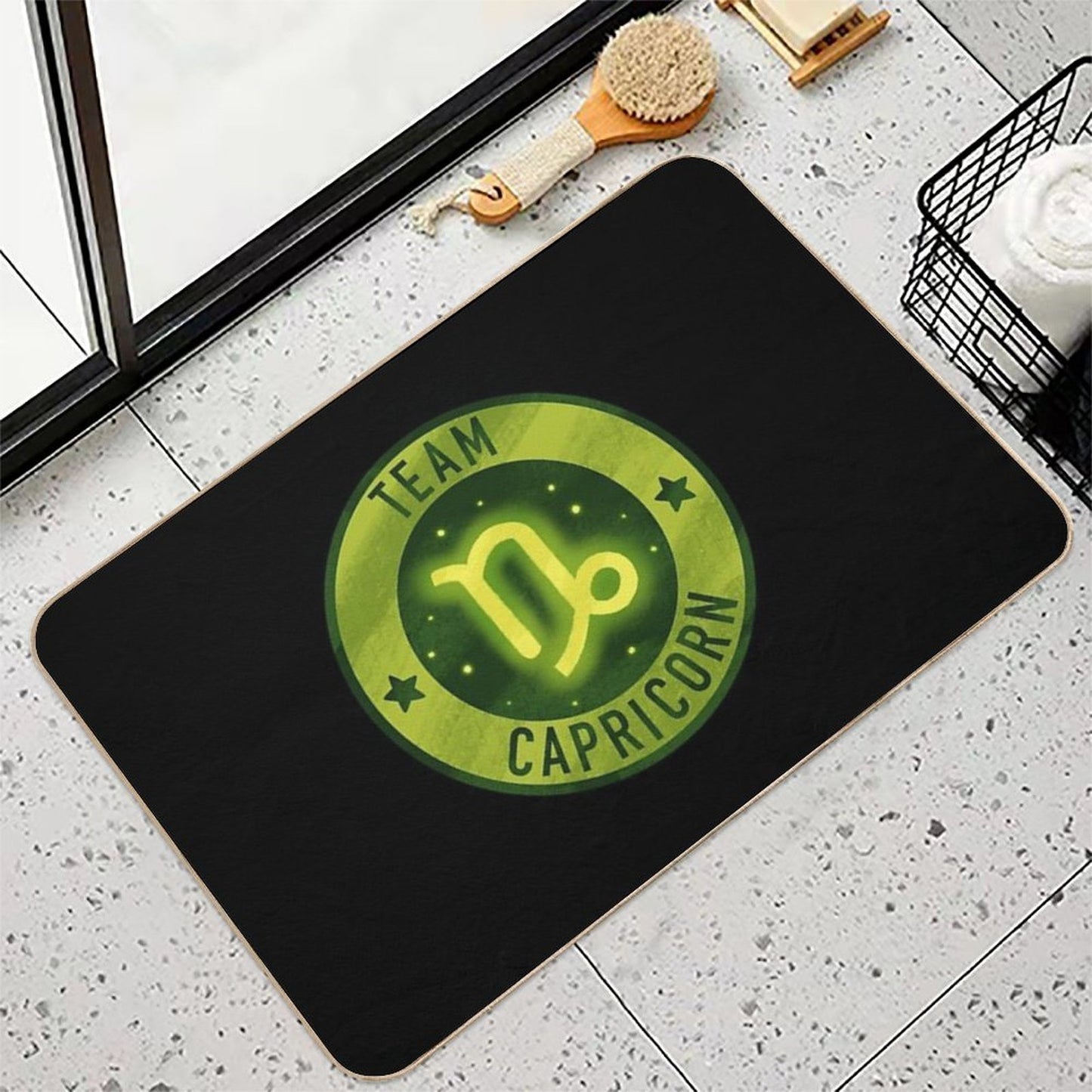 Team Capricorn  Fade-Resistant Bath Mat