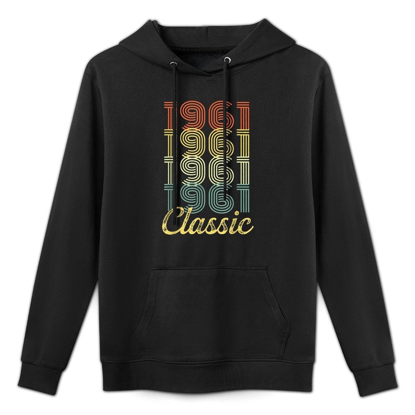Retro Vintage Classic 1961 Birthday 60 Years 60th Birthday Shape Retention Hoodie