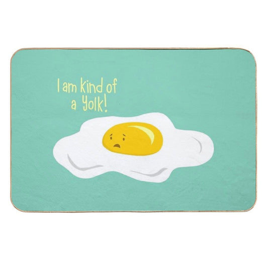 Egg-sactly!  Easy To Clean Bath Mat