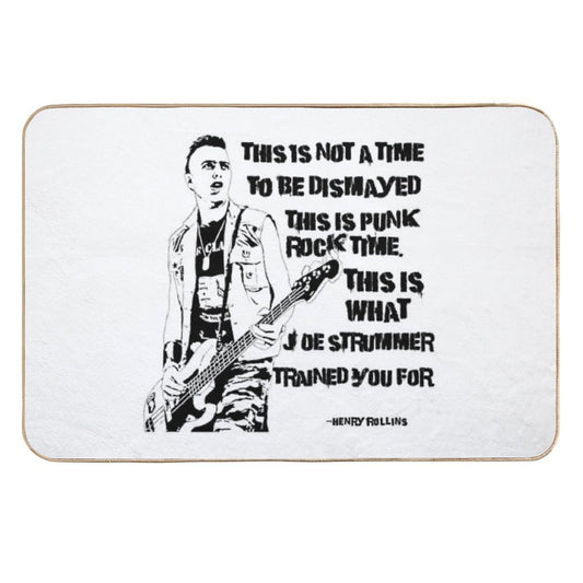This Is Punk Rock Time  Pet-Safe Bath Mat