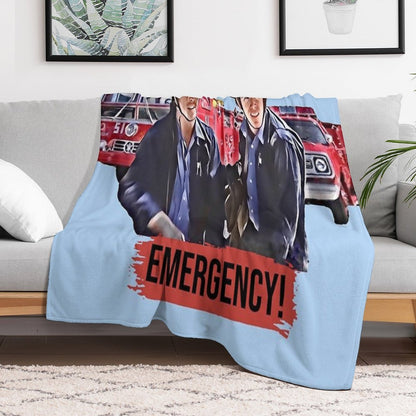 Emergency Paramedics Easy Care Throw Blanket