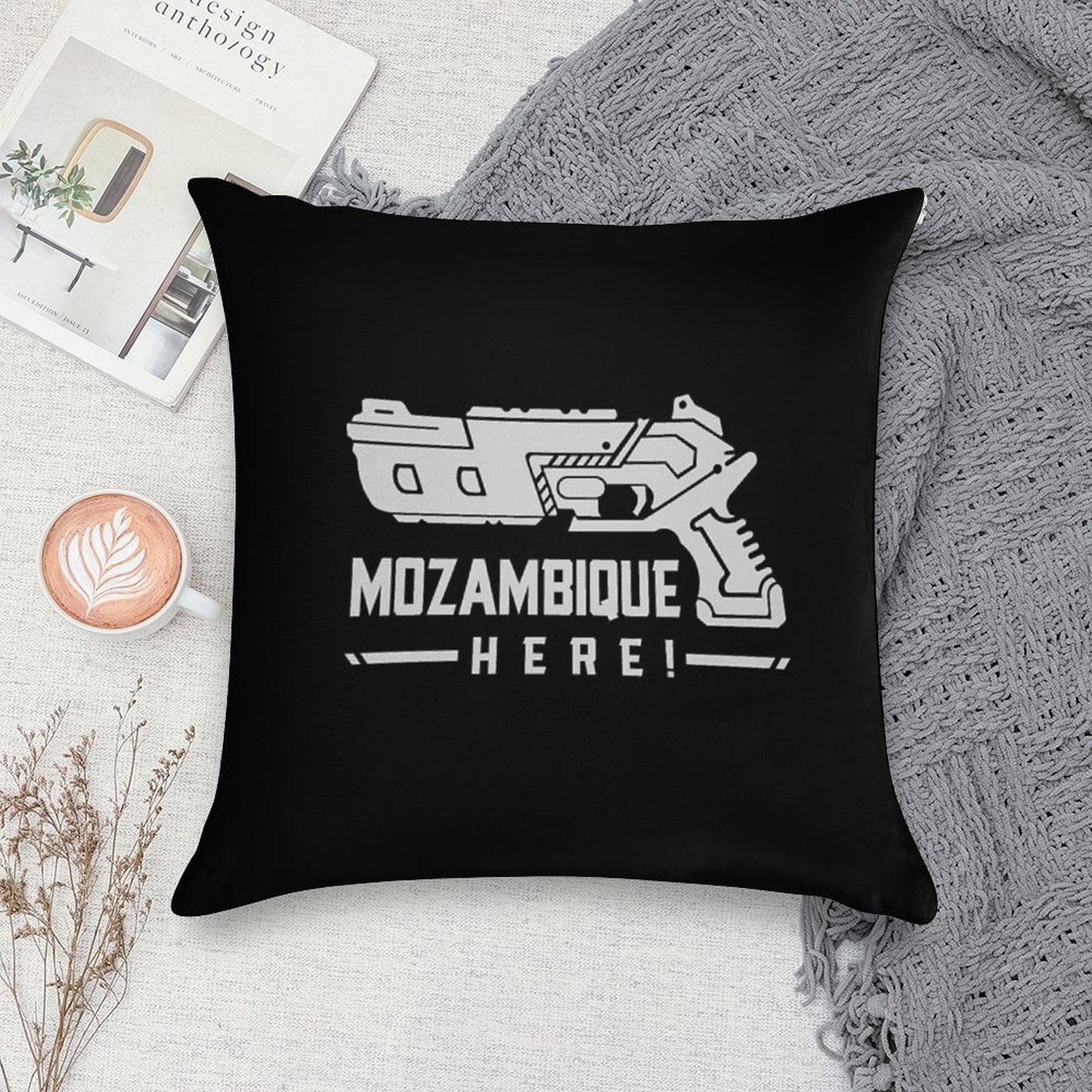 Mozambique Soft Skin-Friendly Throw Pillow