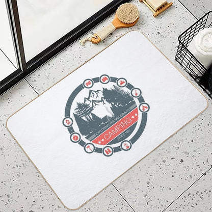Camping  Repositionable Bath Mat