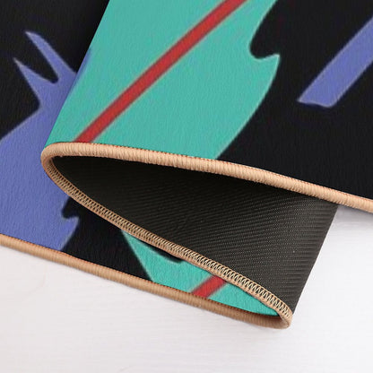 HKS Retro Pattern  Dirt-Trapping Bath Mat