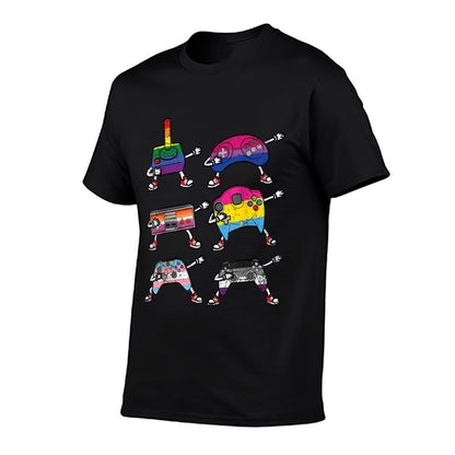 Gaymer Dabbing LGBT-Q Gay Pride Game Controller Gaming Gamer  Lightweight T-Shirt