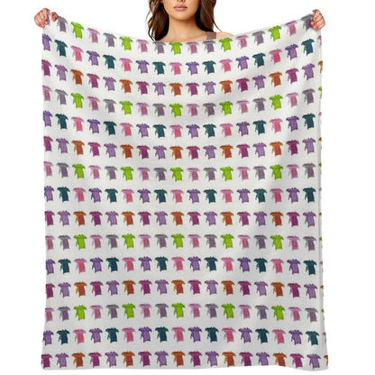 M.B. Tidey Tablesaw 1880 - Warhol Style Quick-dry Throw Blanket