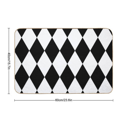Harlequin Diamonds  Anti-Trip Bath Mat