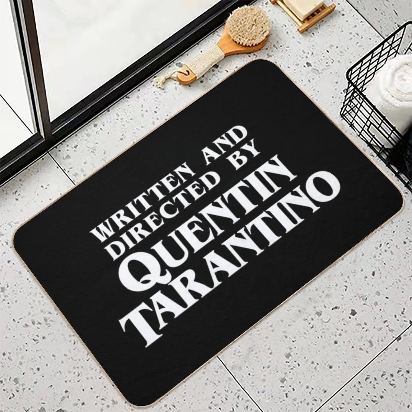 Written And Directed by Quentin Tarantino  Long-Lasting Bath Mat