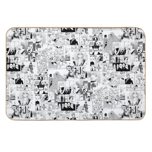 Yona of The Dawn Manga Collage  Slip-Resistant Bath Mat