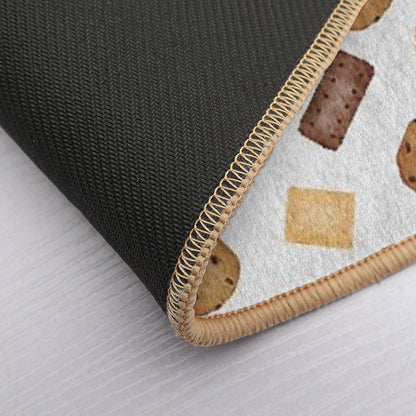 Watercolour Biscuits  Dirt-Trapping Bath Mat