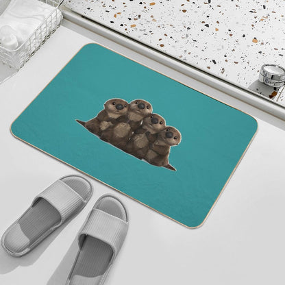 Otters from Finding Dory  Rapid-Drying Bath Mat