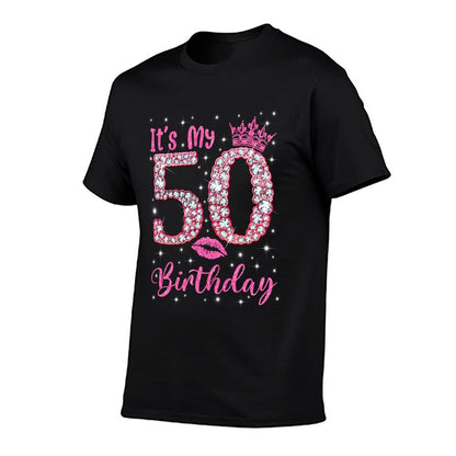 50 It's My Birthday 1972 50Th Birthday Gift For Womens Sweatshirt  Moisture-wicking T-Shirt