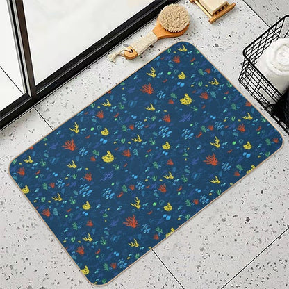 Deep Sea Rainbow  Rapid-Drying Bath Mat