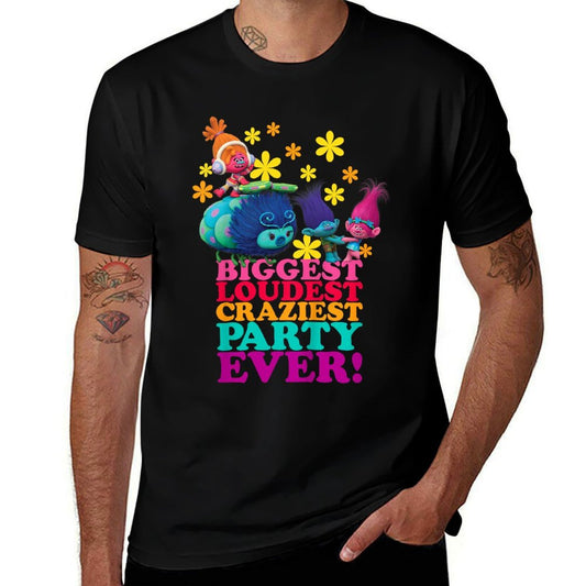 Trolls Character Party Comfortable T-Shirt