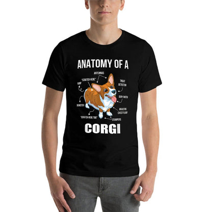 Anatomy of A Corgi Funny Dog  Relaxed-fit T-Shirt