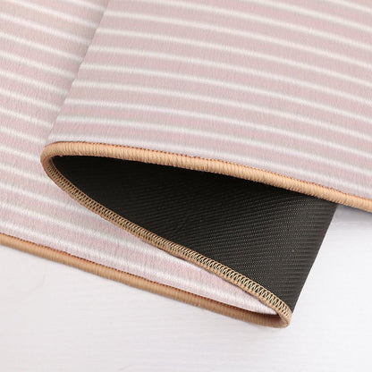 Thick Stripes - Blush  Dirt-Trapping Bath Mat