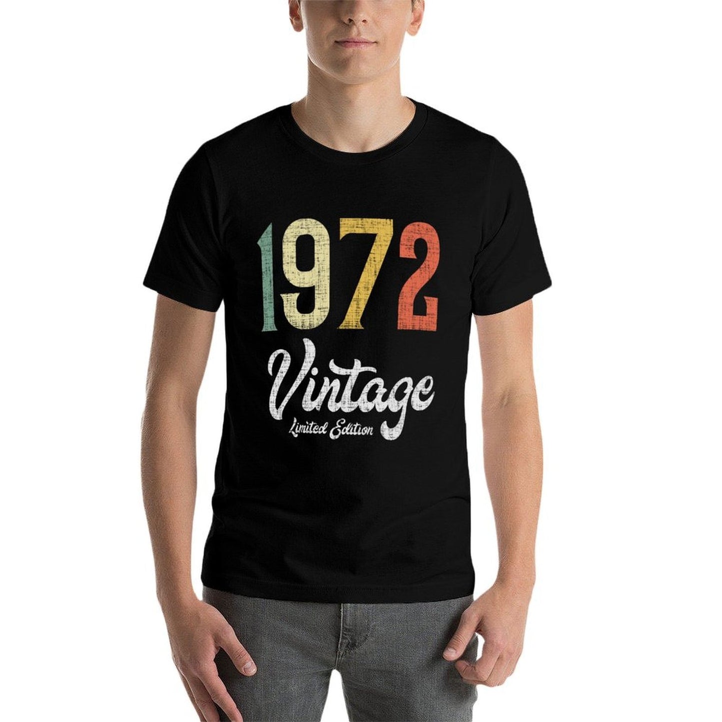 Vintage 1972 Limited Edition 50th Birthday  Breathable T-Shirt