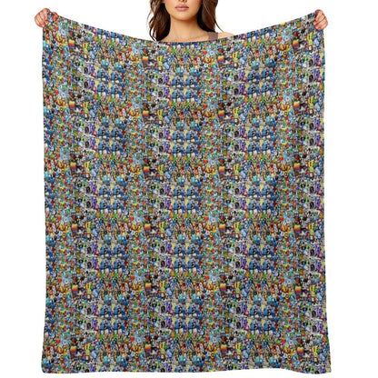 Free Shrink-resistant Throw Blanket