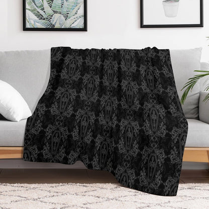 Vampire Coffin Durable Throw Blanket