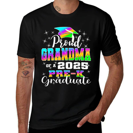 Proud Grandma of Pre K School Graduate 2025 Graduation  Classic T-Shirt
