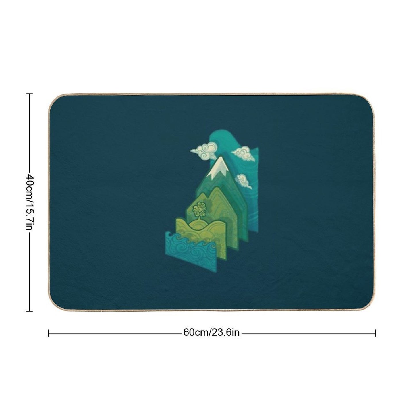 How to Build A Landscape  Anti-Trip Bath Mat