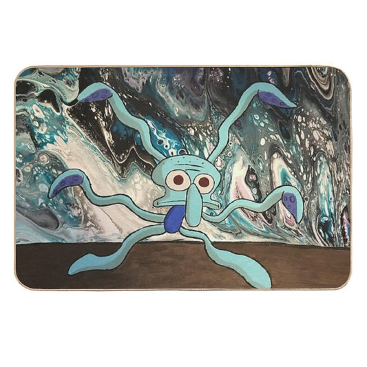 Funky Squidward  Rapid-Drying Bath Mat