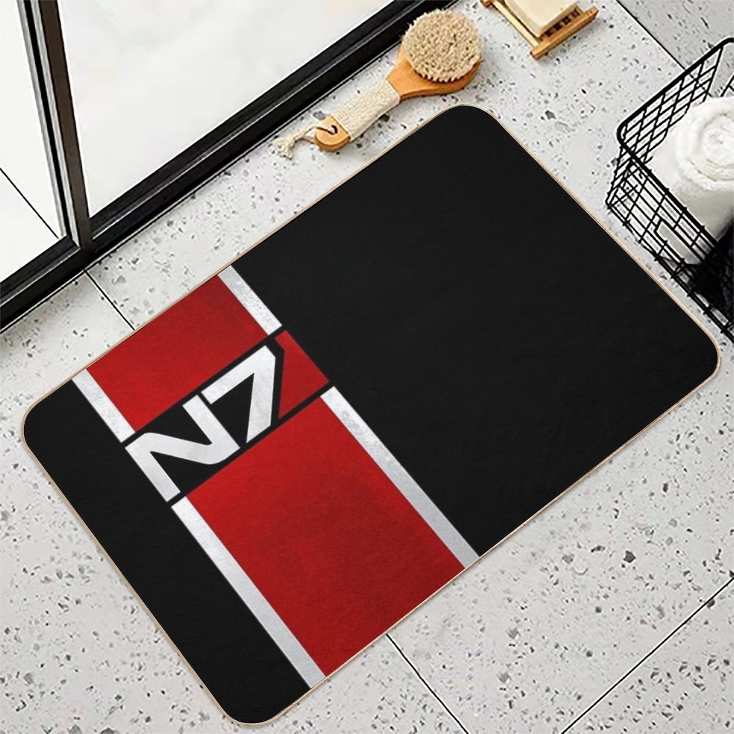 Mass Effect Vertical N7  Versatile Bath Mat