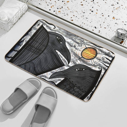 Two Corvids Under The Sun Dk_2020july29a  Versatile Bath Mat