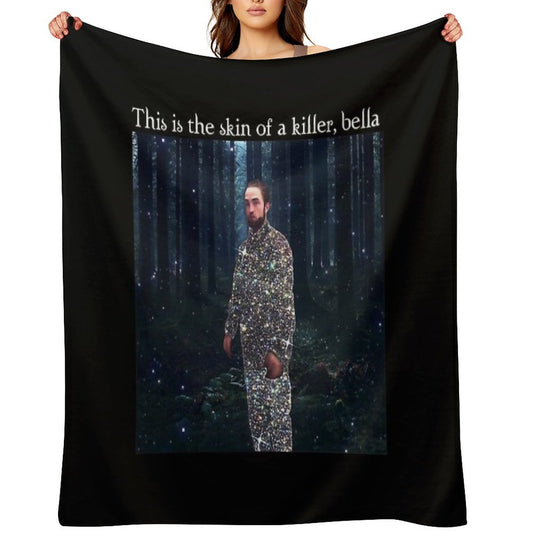 This Is The Skin Of A Killer Bella Meme Essential Plush Throw Blanket
