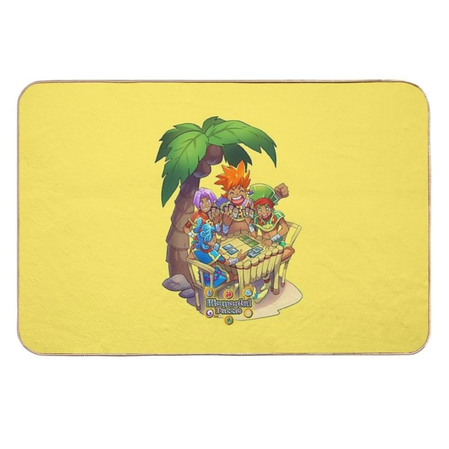 Go! Go! Go! Puzzle!  Toxin-Free Bath Mat