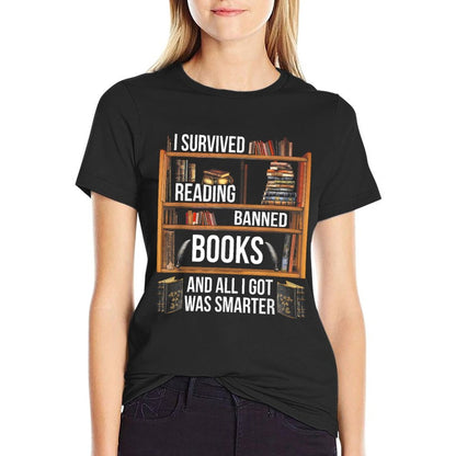 I Survived Reading Banned Books And All I Got Was Smarter  Breathable T-Shirt
