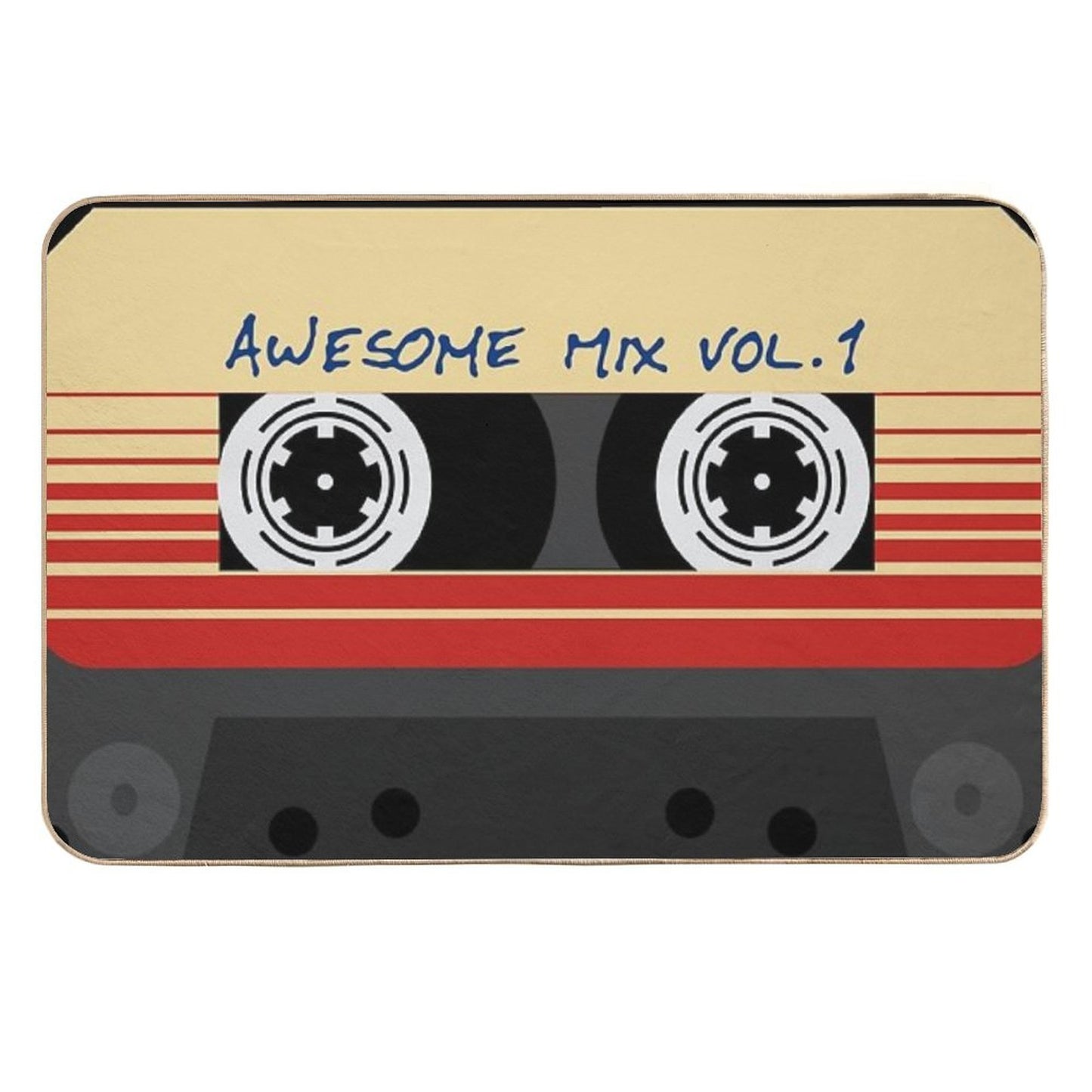Awesome Mixtape Vol 1, Tape, Music, Retro Durable Bath Mat