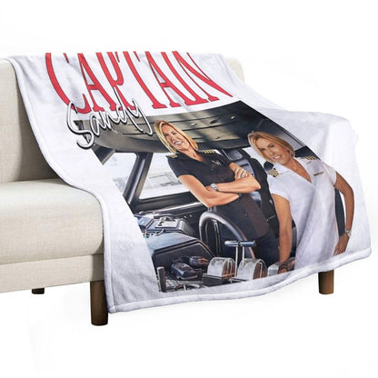 Captain Sandy Easy Care Throw Blanket