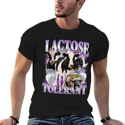 Lactose Tolerant Funny Gluten Intolerant Milk Lactose Meme  Versatile T-Shirt