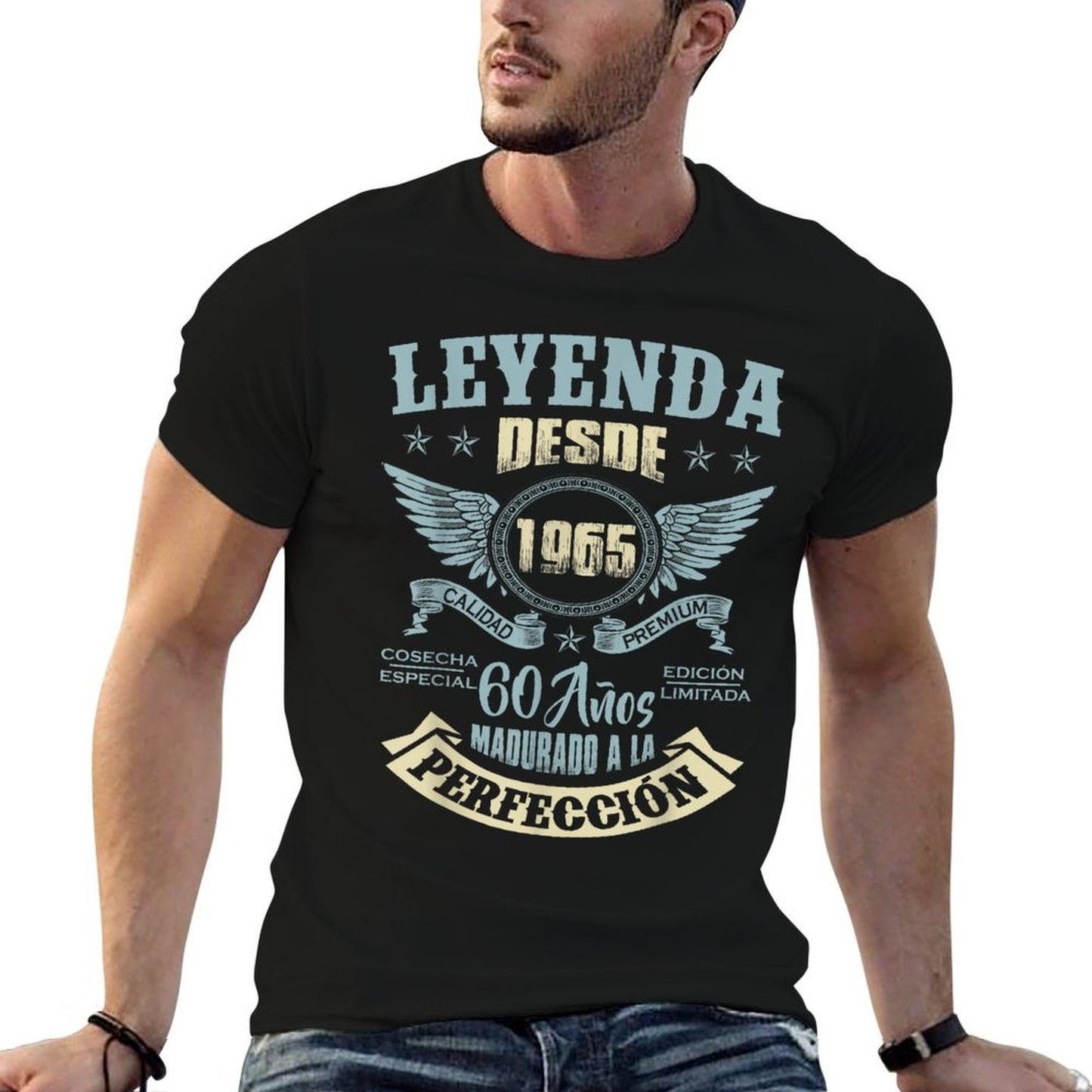 Legend Since 1965 Spanish Cumpleaños 60th Birthday Español  Durable T-Shirt