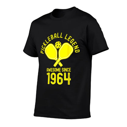 Pickleball Legend Awesome Since 1964 Retro 60th Birthday Comfortable T-Shirt