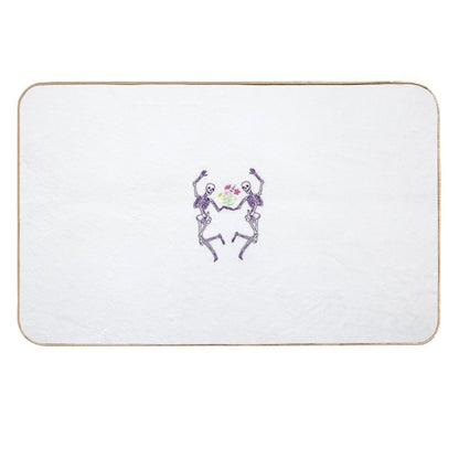 Dancing Skeletons  Rapid-Drying Bath Mat