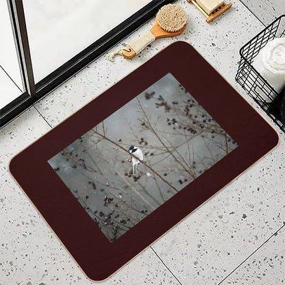 Chilly Chick-a-Dee  Eco-Friendly Bath Mat