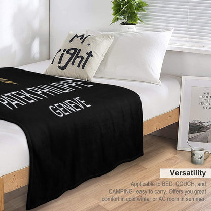 The Patek Philippe Watch Watches Easy Care Throw Blanket