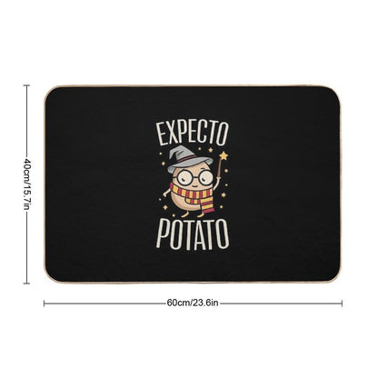 Expecto Potato - Wizard Funny  Long-Lasting Bath Mat